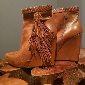 Boutique 9 Fringe Booties